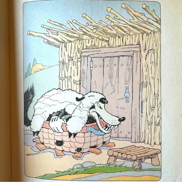VINTAGE 1933 Walt Disney Three Little Pigs Silly Symphony Illustrated Book - Picture 10 of 12